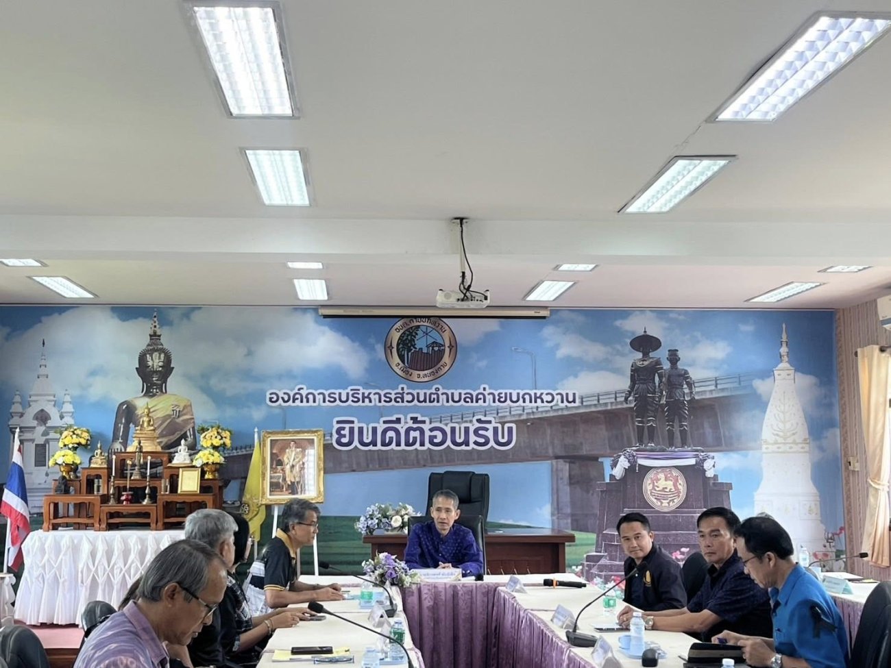 นายพิทักษ์ สุระถิตย์ นายกองค์การบริหารส่วนตำบลพระธาตุบังพวน เข้าร่วมประชุมสัญจรองค์กรปกครองส่วนท้องถิ่น ปีงบประมาณ พ.ศ.2569 อำเภอเมืองหนองคาย ณ องค์การบริหารส่วนตำบลค่ายบกหวาน